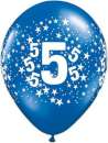 Number 5 Party Balloons